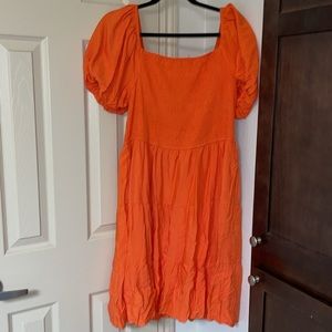 Orange Summer Dress